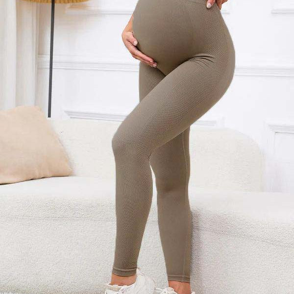 Beaumama leggings grossesse simple casual sport taille haute moulante femme enceinte