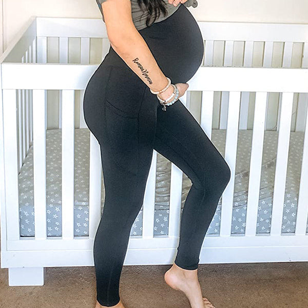 Beaumama leggings grossesse poches taille haute femme enceinte