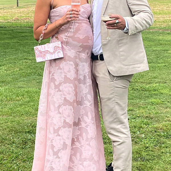 Beaumama robes longue grossesse mariée imprimé fleurie fluide trapèze transparent spaghettiträger demoiselles d'honneur femme enceinte