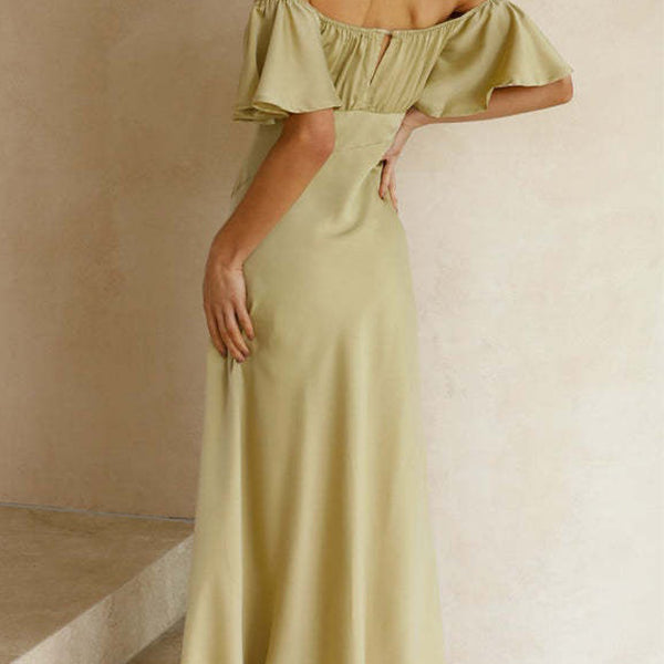 Robe de mariée grossesse ou femme collection mariage-Vert
