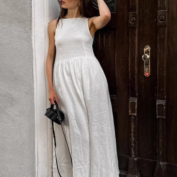 Robes longue grossesse fermeture éclair blanche