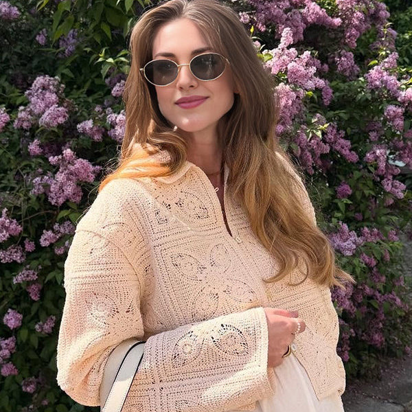 Beaumama pulls grossesse chic vacances tribal crochet tricot blouses femme enceinte