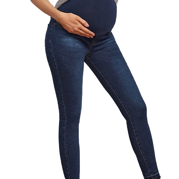 Beaumama jeans grossesse casual chic simple moulante poches taille haute femme enceinte