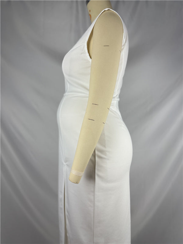 Beaumama robes mi-longue grossesse élégant chic moulante fendu le côté travail femme enceinte