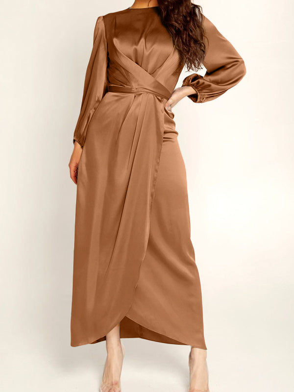 Beaumama robes longue grossesse ceinture irrégulier femme enceinte