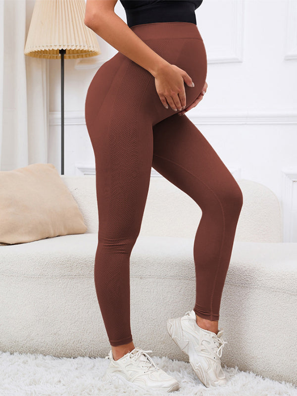 Beaumama leggings grossesse simple casual sport taille haute moulante femme enceinte