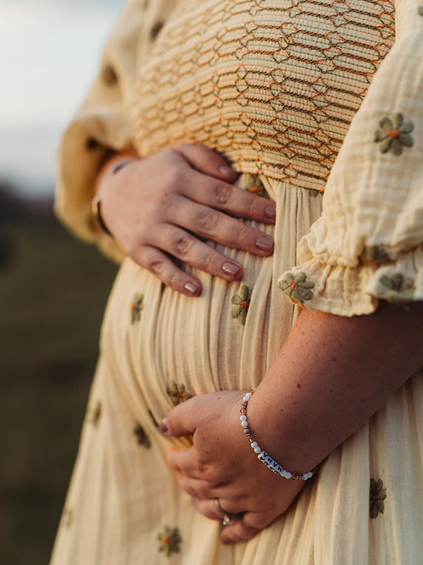 Beaumama robe longue grossesse bohème vacances imprimé fleurie volants fluide enceinte shooting femme enceinte