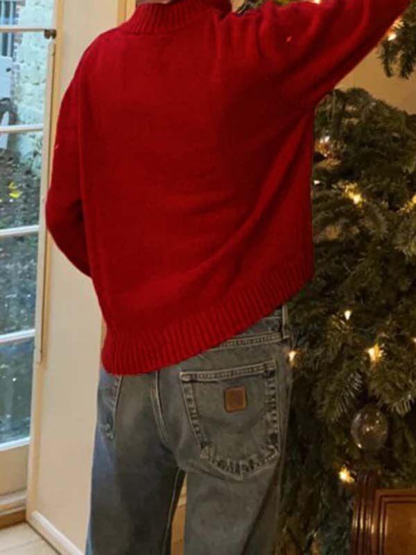 Beaumama pulls grossesse casual tous les jours crochet tricot col roulé femme enceinte