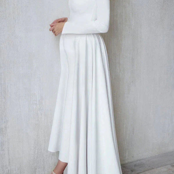 Beaumama robe de mariage longue grossesse dos nu shooting mariée élégant femme enceinte