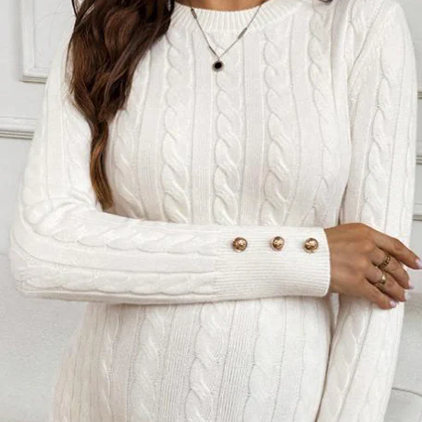 Beaumama pulls grossesse chic tricot torsadé boutonnage moulante élégant femme enceinte
