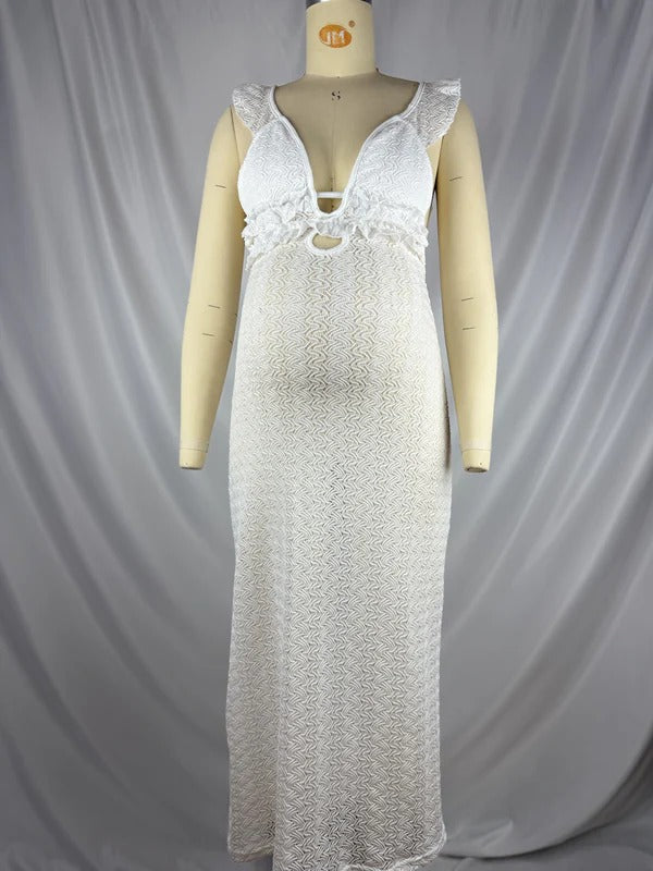 Beaumama robe longue grossesse élégant vacances volants moulante dos nu enceinte shooting babyshower femme enceinte
