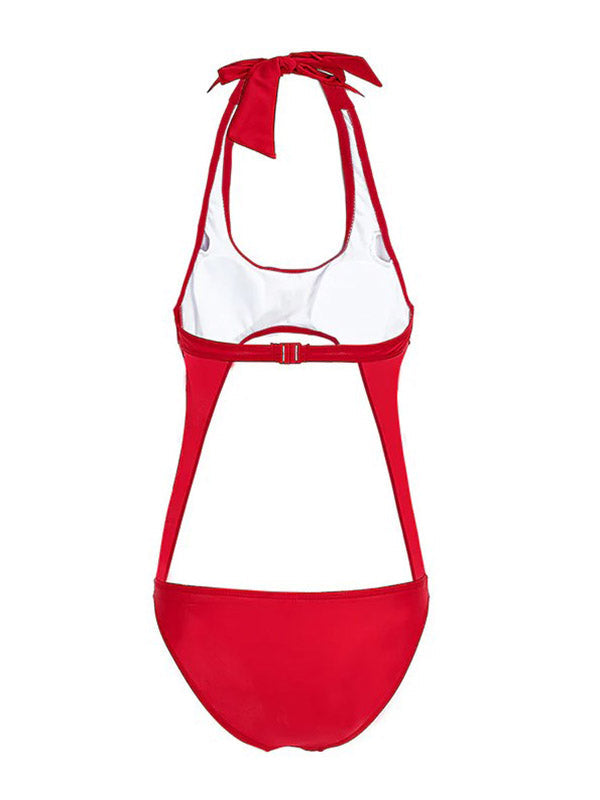 Beaumama maillot de bain une pièce grossesse dos nu découpe moulante licou femme enceinte