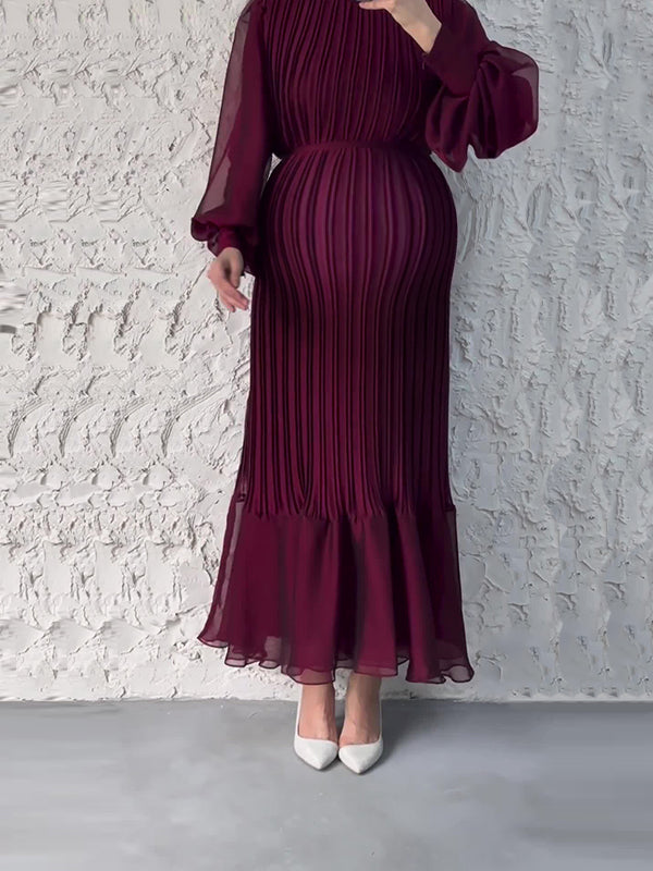 Beaumama robes longue grossesse élégant cocktail tulle plissé volants ceinture épissage femme enceinte