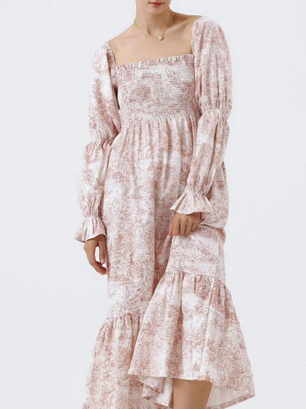 Beaumama robes photo longue grossesse élégant Bohème Manches bouffantes femme enceinte