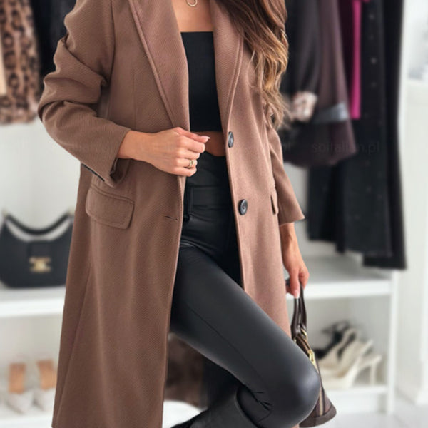 Beaumama manteau en laine grossesse élégant casual tous les jours boutonnage poches manteau d'hiver femme enceinte