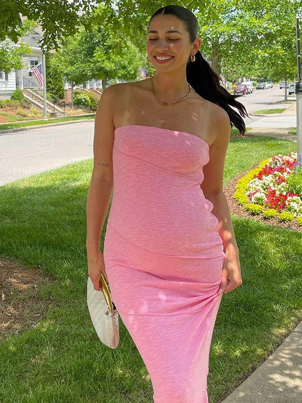 Beaumama robes longue grossesse chic vacances moulante rayé épissage bustier femme enceinte