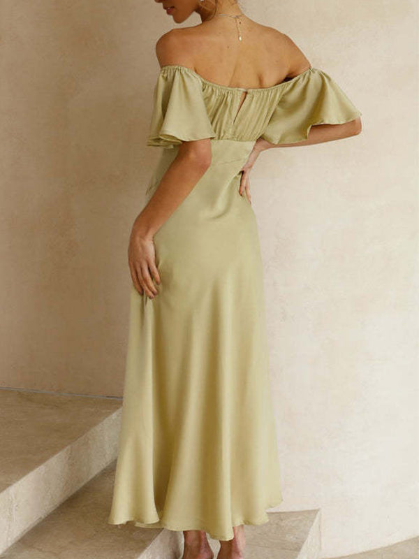 Robe de mariée grossesse ou femme collection mariage-Vert