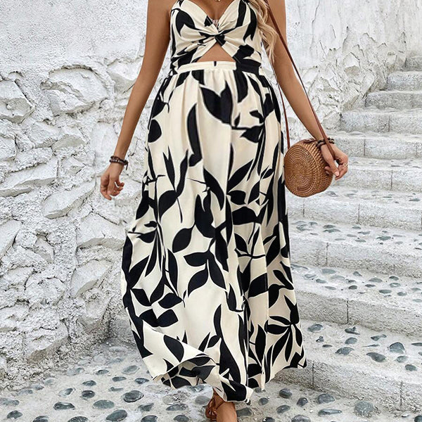 Robes longue grossesse imprimé fleurie fendu le côté blanche