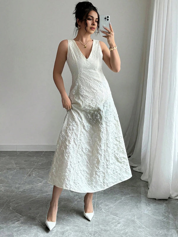 Beaumama robe longue grossesse soirée imprimé fleurie trapèze femme enceinte