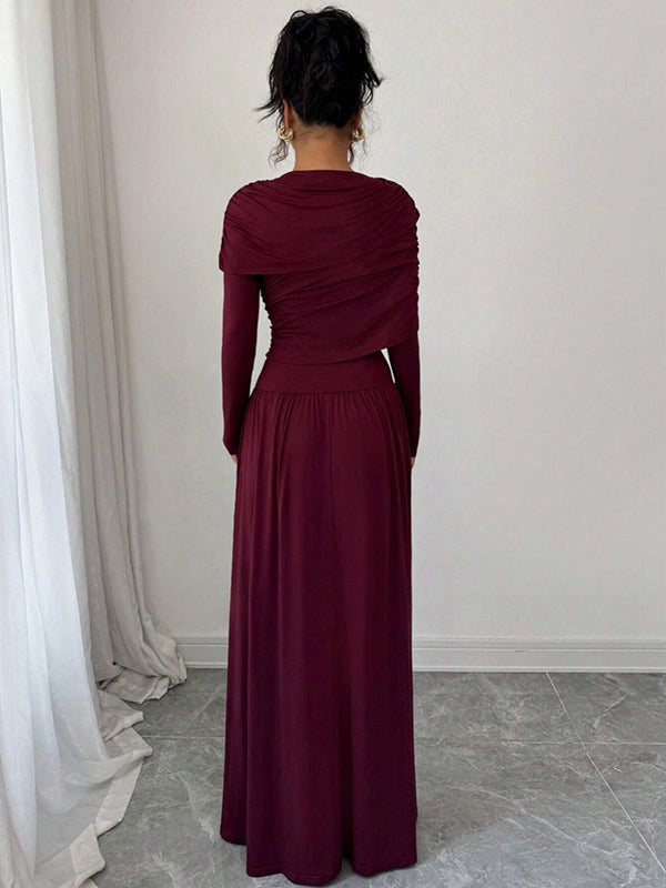 Beaumama robes longue grossesse chic cérémonie fluide plissé femme enceinte