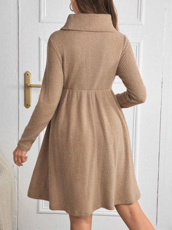 Beaumama robe allaitement mi-longue grossesse casual lettres trapèze femme enceinte