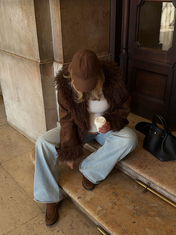 Beaumama manteau teddy bear grossesse chic épissage poilu poches manteau d'hiver femme enceinte