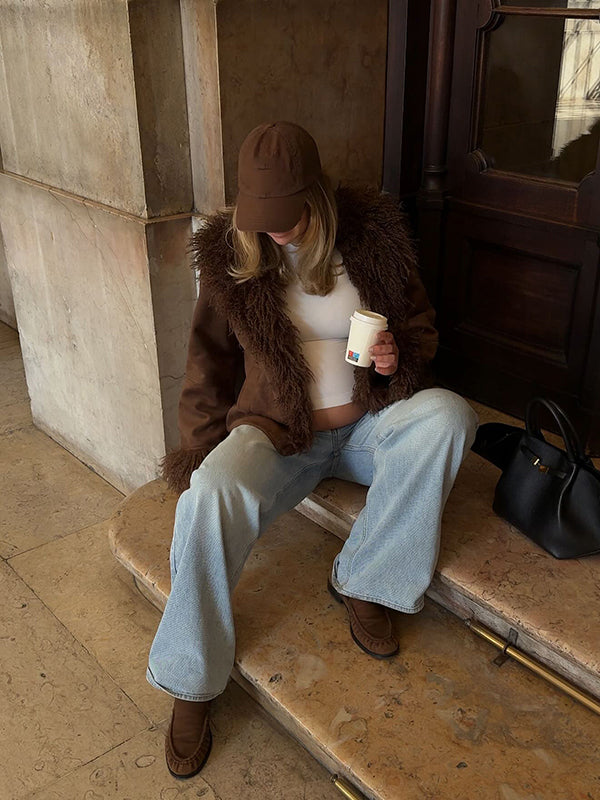 Beaumama manteau teddy bear grossesse chic épissage poilu poches manteau d'hiver femme enceinte