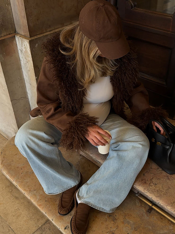 Beaumama manteau teddy bear grossesse chic épissage poilu poches manteau d'hiver femme enceinte