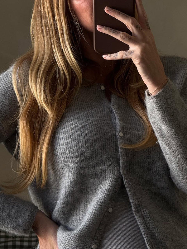 Beaumama gilets en maille grossesse casual confortable boutonnage crochet tricot femme enceinte