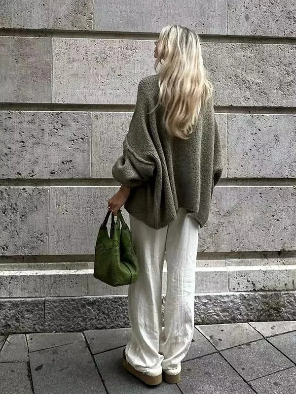 Beaumama gilets en maille grossesse casual boutonnage crochet tricot femme enceinte