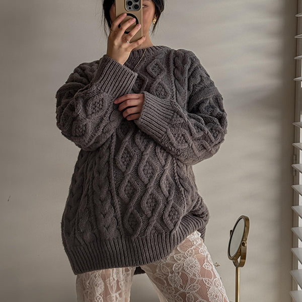 Beaumama pulls grossesse casual chic rugueux tricot torsadé femme enceinte