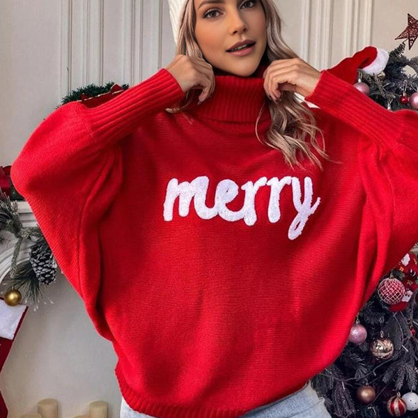 Beaumama pulls grossesse chic lettres crochet tricot manches chauve-souris femme enceinte