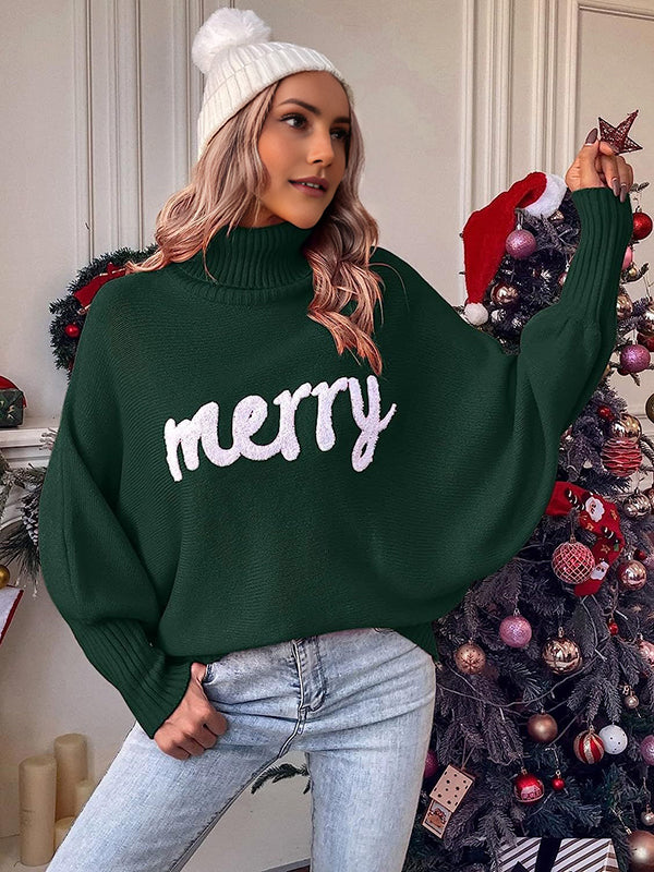 Beaumama pulls grossesse chic lettres crochet tricot manches chauve-souris femme enceinte