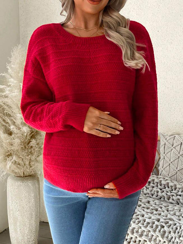 Beaumama pulls grossesse chic nœud papillon crochet tricot élégant femme enceinte