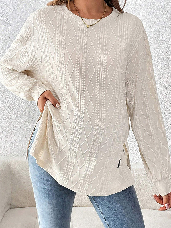 Beaumama t-shirts grossesse casual tous les jours géométrique rayé fendu le côté femme enceinte
