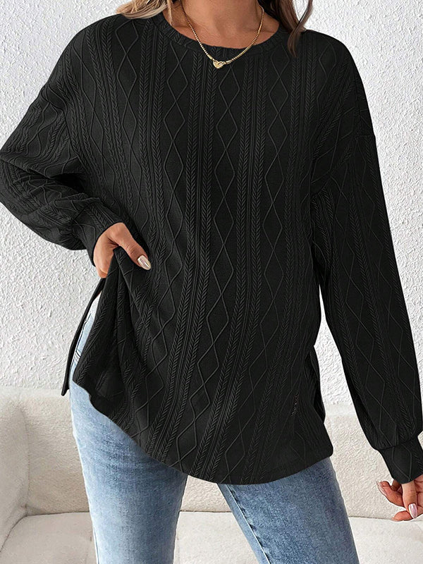 Beaumama t-shirts grossesse casual tous les jours géométrique rayé fendu le côté femme enceinte