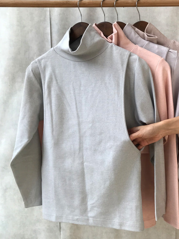 Beaumama t-shirt allaitement grossesse tous les jours confortable épissage col roulé femme enceinte