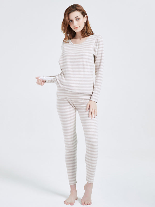 Beaumama t-shirt allaitement grossesse casual confortable rayé épissage femme enceinte