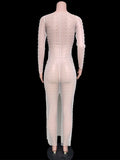 Beaumama robes photo longue grossesse élégant perle brillante fente au dos tulle transparent moulante femme enceinte