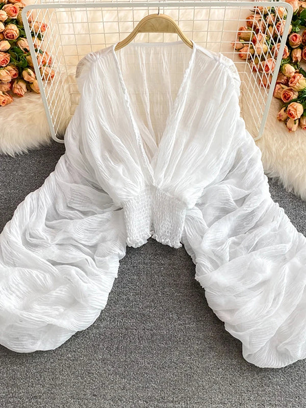 Beaumama t-shirts photo grossesse chic plissé tulle transparent femme enceinte