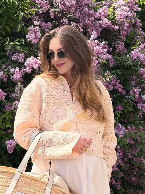 Beaumama pulls grossesse chic vacances tribal crochet tricot blouses femme enceinte