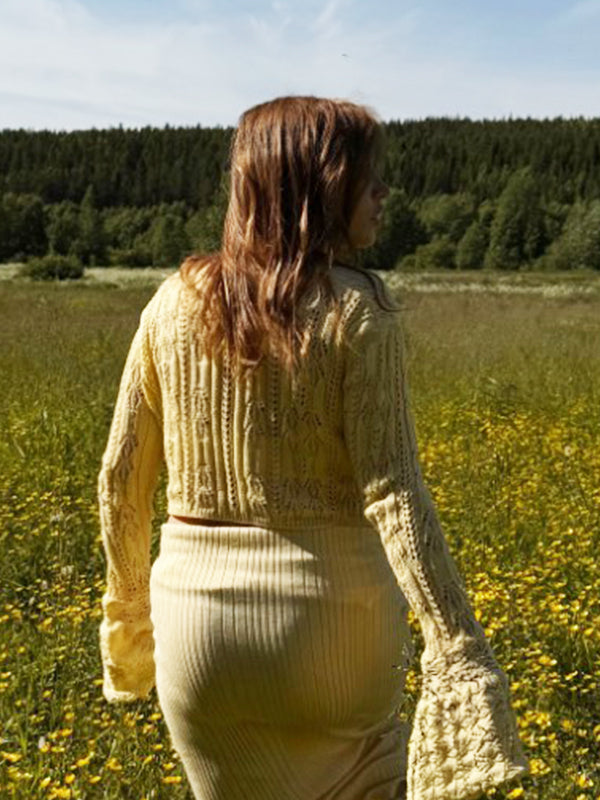 Beaumama gilets en maille grossesse chic vacances crochet tricot volants femme enceinte