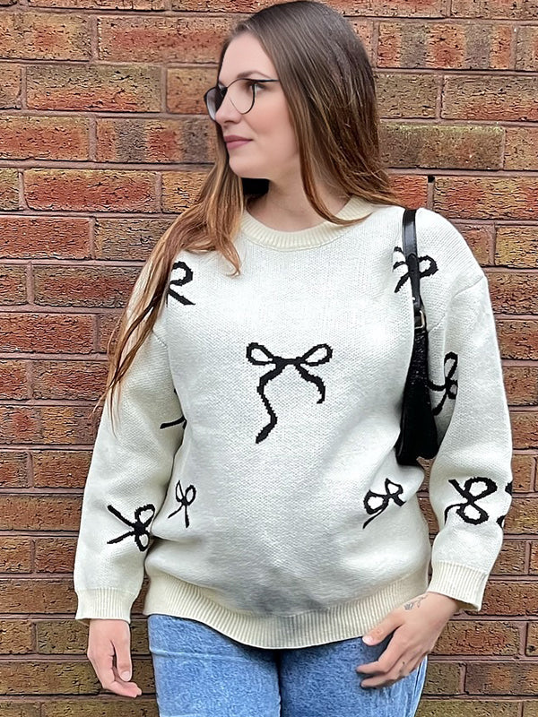 Beaumama pulls grossesse casual confortable crochet tricot nœud papillon femme enceinte