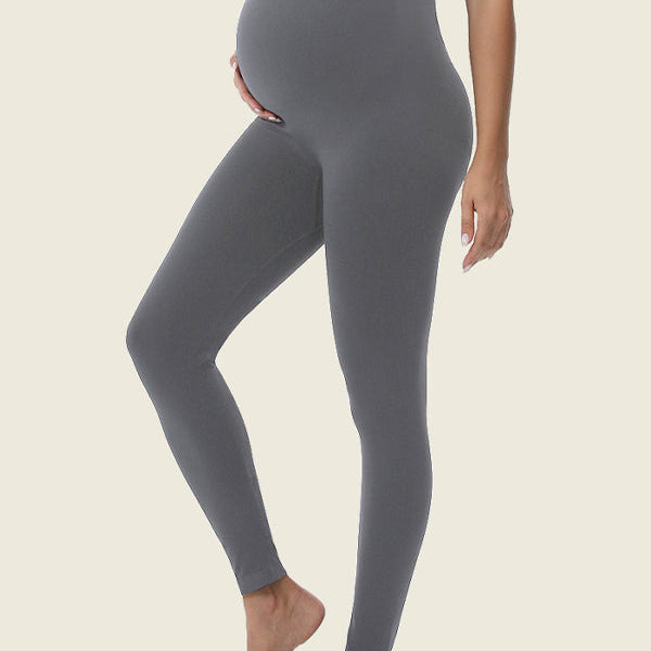 Beaumama leggings grossesse simple confortable taille haute moulante femme enceinte