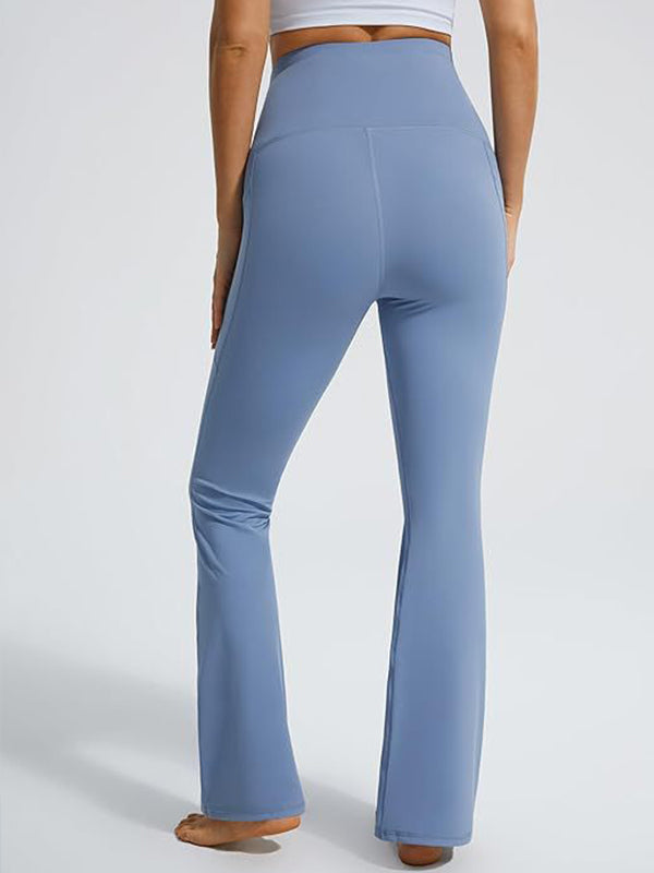 Beaumama leggings bootcut évasé grossesse confortable casual moulante poches femme enceinte