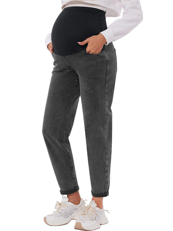 Beaumama jeans carotte grossesse casual chic simple poches taille haute femme enceinte