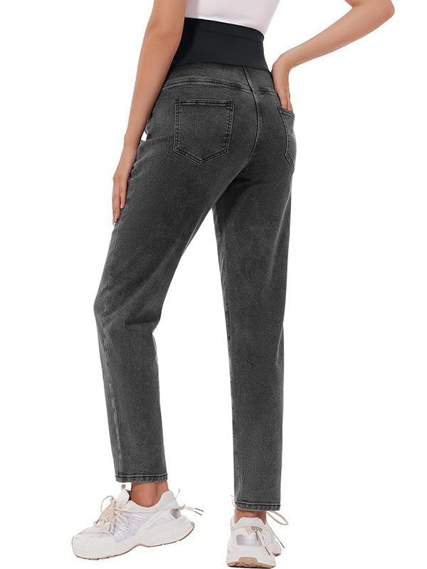 Beaumama jeans carotte grossesse casual chic simple poches taille haute femme enceinte