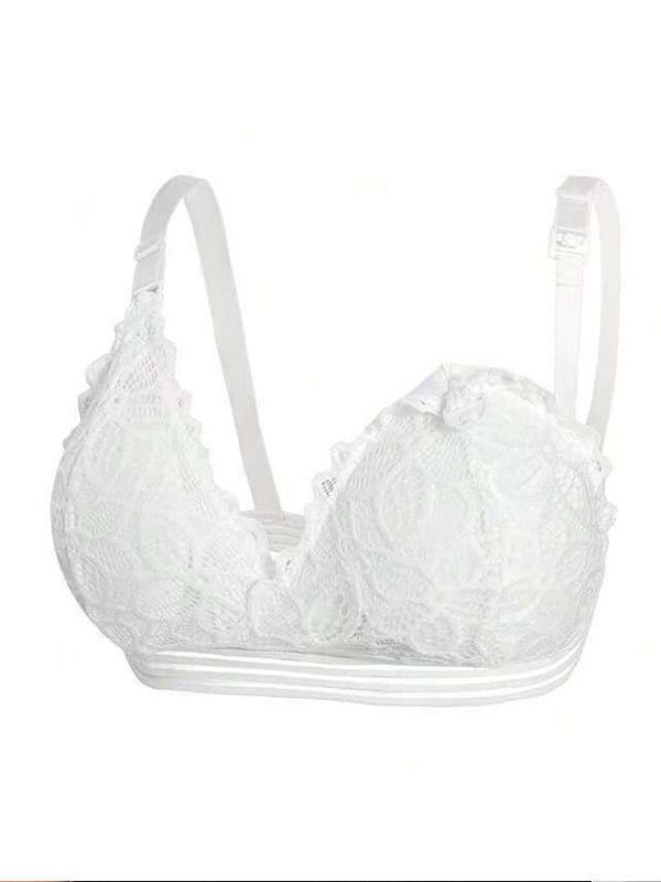Beaumama soutien-gorge allaitement grossesse confortable élégant rayé dentelle femme enceinte