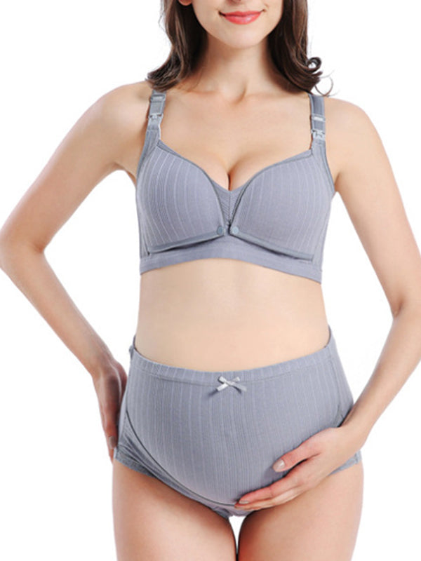 Beaumama soutien-gorge allaitement culottes grossesse confortable 2 pièces épissage femme enceinte