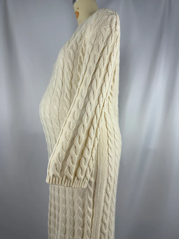 Beaumama robes pulls longue grossesse élégant casual tricot torsadé rayé femme enceinte